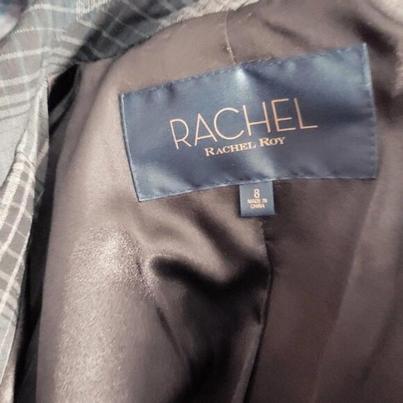LKNW RACHEL Rachel Roy Blazer Plaid Blazer jacket 8 (U3 - Picture 5 of 6